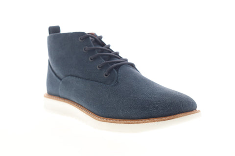 Ben Sherman Nu Casual Chukka BNMS19011 Mens Blue Canvas Mid Top Chukkas Boots