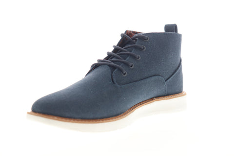 Ben Sherman Nu Casual Chukka BNMS19011 Mens Blue Canvas Mid Top Chukkas Boots