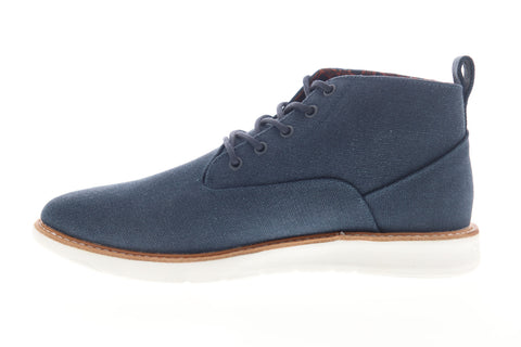 Ben Sherman Nu Casual Chukka BNMS19011 Mens Blue Canvas Mid Top Chukkas Boots