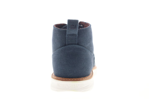 Ben Sherman Nu Casual Chukka BNMS19011 Mens Blue Canvas Mid Top Chukkas Boots
