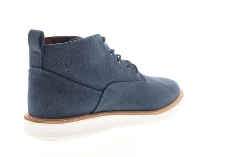 Ben Sherman Nu Casual Chukka BNMS19011 Mens Blue Canvas Mid Top Chukkas Boots