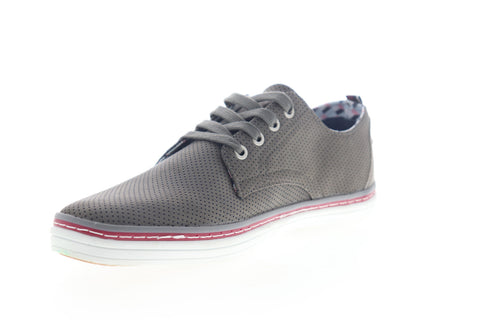Ben Sherman Bulldog Derby BNMS19013 Mens Gray Leather Lifestyle Sneakers Shoes