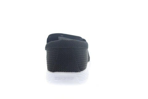Ben Sherman Presely Gingham Slip On Mens Black Mesh Lifestyle Sneakers Shoes