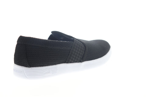Ben Sherman Presely Gingham Slip On Mens Black Mesh Lifestyle Sneakers Shoes