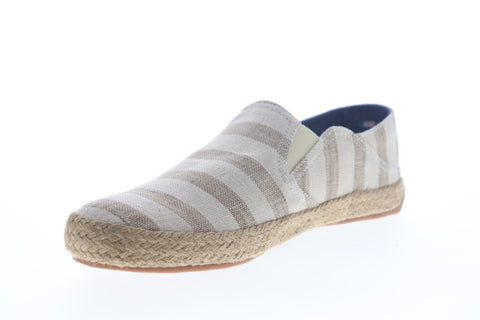 Ben Sherman Jenson Heel Slip On Mens Beige Tan Canvas Lifestyle Sneakers Shoes