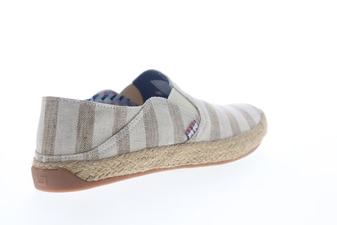 Ben Sherman Jenson Heel Slip On Mens Beige Tan Canvas Lifestyle Sneakers Shoes