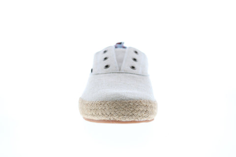 Ben Sherman Jenson Laceless Derby Mens Beige Tan Canvas Lifestyle Sneakers Shoes