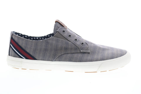 Ben Sherman Percy Laceless BNMS19104 Mens Blue Canvas Lifestyle Sneakers Shoes