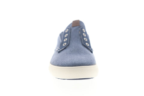 Ben Sherman Percy Laceless BNMS19104 Mens Blue Canvas Lifestyle Sneakers Shoes