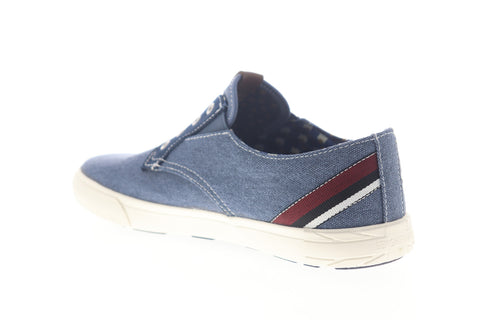 Ben Sherman Percy Laceless BNMS19104 Mens Blue Canvas Lifestyle Sneakers Shoes