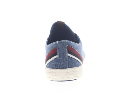 Ben Sherman Percy Laceless BNMS19104 Mens Blue Canvas Lifestyle Sneakers Shoes
