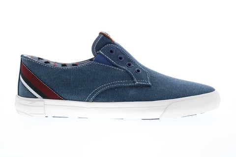 Ben Sherman Percy Laceless BNMS19104 Mens Blue Lifestyle Sneakers Shoes