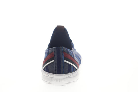 Ben Sherman Percy Laceless BNMS19104 Mens Blue Canvas Lifestyle Sneakers Shoes