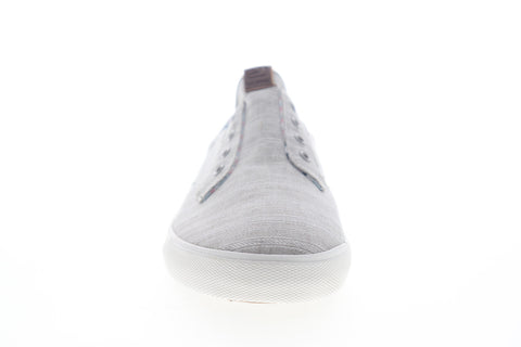 Ben Sherman Percy Laceless BNMS19104 Mens Gray Canvas Lifestyle Sneakers Shoes