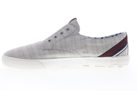 Ben Sherman Percy Laceless BNMS19104 Mens Gray Canvas Lifestyle Sneakers Shoes