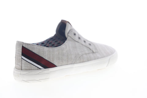 Ben Sherman Percy Laceless BNMS19104 Mens Gray Canvas Lifestyle Sneakers Shoes