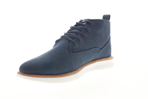 Ben Sherman Omega Casual Chukka BNMS19111 Mens Blue Canvas Lace Up Chukkas Boots