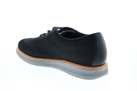 Ben Sherman Omega Casual Wingtip Mens Black Lifestyle Sneakers Shoes