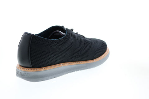 Ben Sherman Omega Casual Wingtip Mens Black Lifestyle Sneakers Shoes