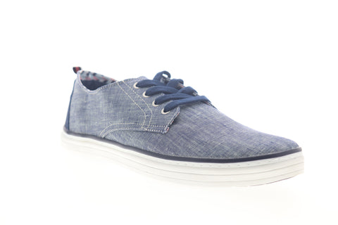 Ben Sherman Brahma Derby BNMS19113 Mens Blue Canvas Lifestyle Sneakers Shoes