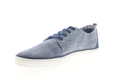 Ben Sherman Brahma Derby BNMS19113 Mens Blue Canvas Lifestyle Sneakers Shoes