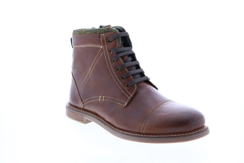 Ben Sherman Luke Cap Toe BNMS20216 Mens Brown Leather Casual Dress Boots