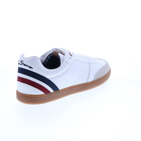 Ben Sherman Ryan Sneaker BNMS21003 Mens White Lifestyle Sneakers Shoes