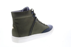 TCG Bomber Jacket Mens Green Canvas Mid Top Zipper Lifestyle  display picture 1