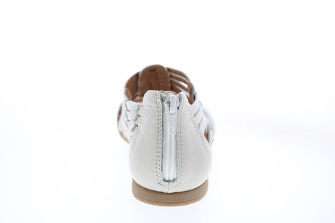 Earth Bonfire Multi Strap Womens Beige Leather Gladiator Sandals Shoes