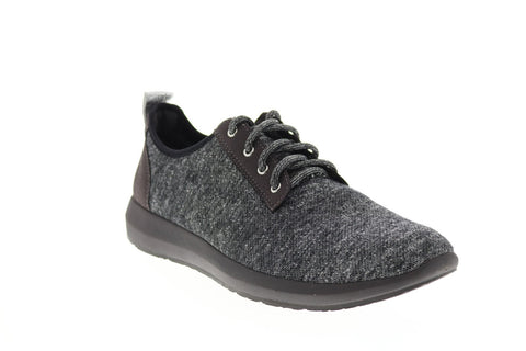 Earth Boomer Womens Gray Canvas Lace Up Lifestyle Sneakers Shoes