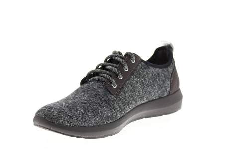 Earth Boomer Womens Gray Canvas Lace Up Lifestyle Sneakers Shoes