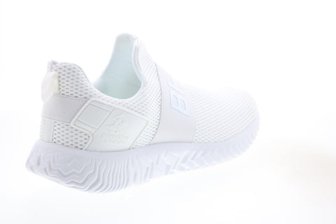 Beverly Hills Polo Club Elasto III Mens White Lifestyle Sneakers Shoes