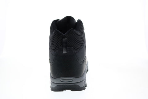 Khombu Bruce Mens Black Synthetic Lace Up Hiking Boots