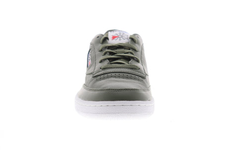 Reebok Club C 85 SO BS5211 Mens Green Leather Low Top Lifestyle Sneakers Shoes