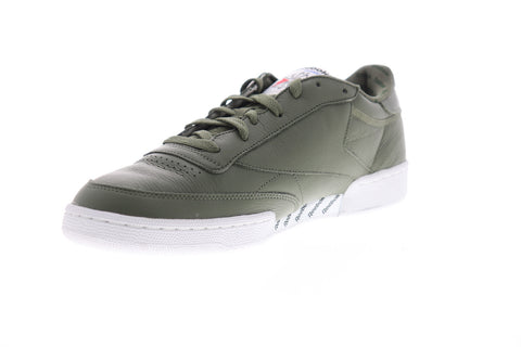 Reebok Club C 85 SO BS5211 Mens Green Leather Low Top Lifestyle Sneakers Shoes