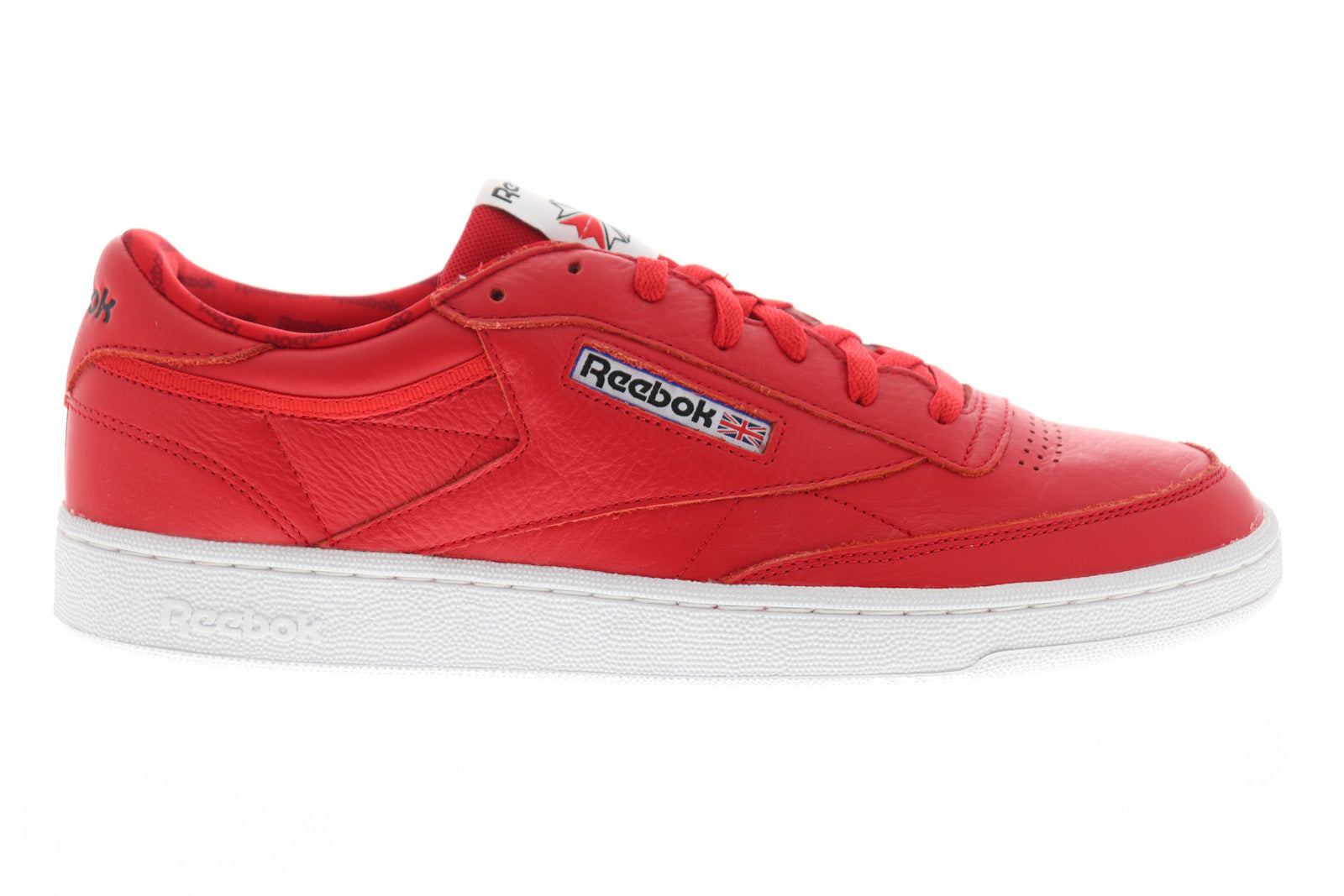 Reebok Club C 85 SO BS5212 Mens Red Leather Low Top  display picture 1