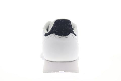 Reebok Solite BS5751 Mens White Leather Lace Up Lifestyle Sneakers Shoes
