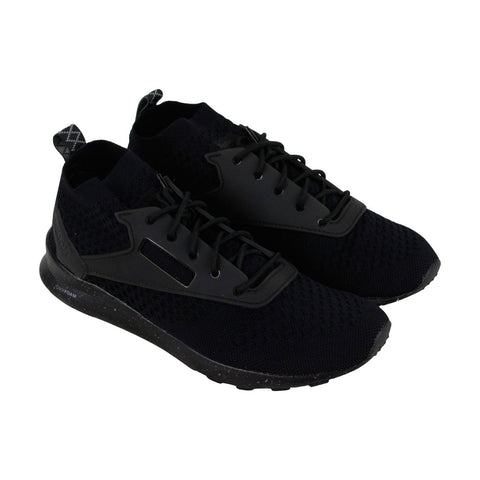 Reebok Zoku Runner Ultk BS6356 Mens Black Canvas Casual Low Top Sneakers Shoes