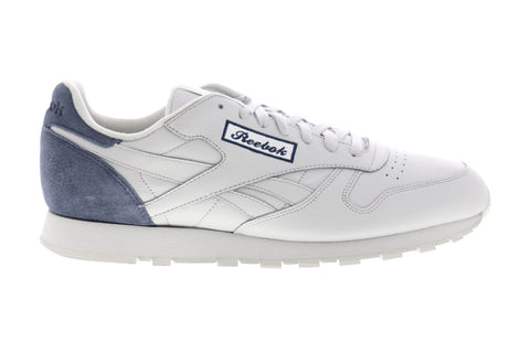 Reebok Classic Leather PGS M BS6544 Mens White Low Top Lifestyle Sneakers Shoes