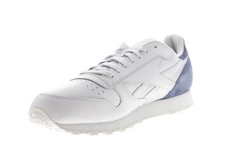 Reebok Classic Leather PGS M BS6544 Mens White Low Top Lifestyle Sneakers Shoes