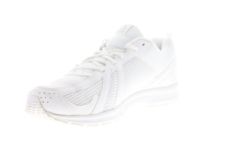 Reebok Runner BS7651 Mens White Mesh Low Top Lace Up Athletic Running Shoes