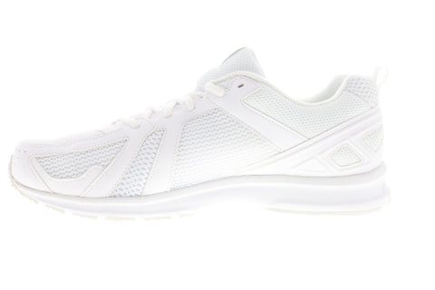 Reebok Runner BS7651 Mens White Mesh Low Top Lace Up Athletic Running Shoes