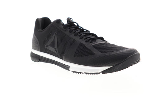 Reebok Speed TR BS8098 Mens Black Mesh Low Top Athletic Cross Training Shoes