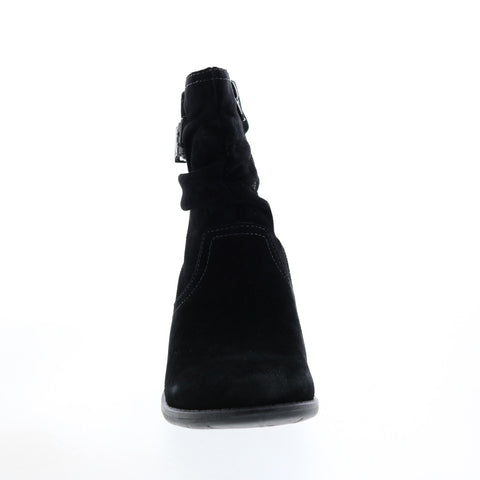 Earth Avani 2 Butternut Suede Womens Black Zipper Casual Dress Boots