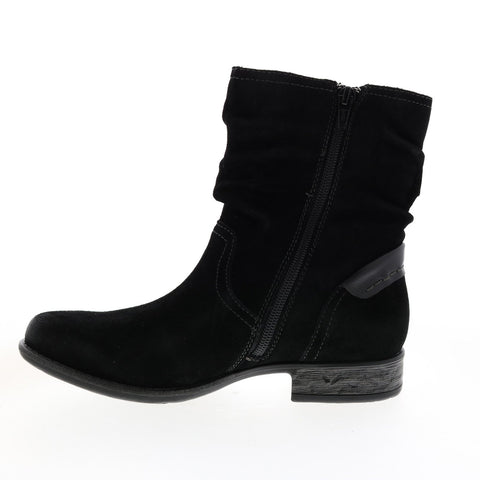 Earth Avani 2 Butternut Suede Womens Black Zipper Casual Dress Boots