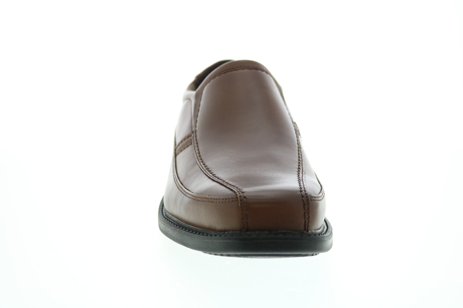 Rockport Leader BX2060 Leather Bike Toe Slip On Loafer Tan Brown Mens Sz 10 Wide Men main image 2