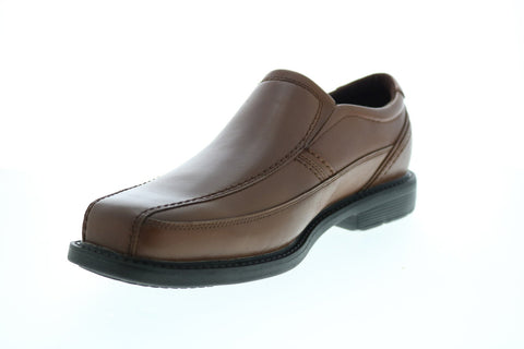 Rockport Style Leader 2 Bike Toe Slip On BX2060 Mens Brown Loafers Casual Shoes