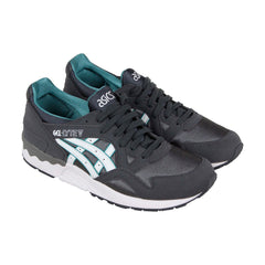 Asics Gel Lyte V Gs C541N-1601 Mens Gray Suede Athletic Gym Running Shoes