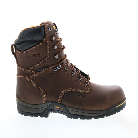 Carolina Bruno Hi 8" Composite Toe Insulated WP Mens Brown Extra Wide Boots