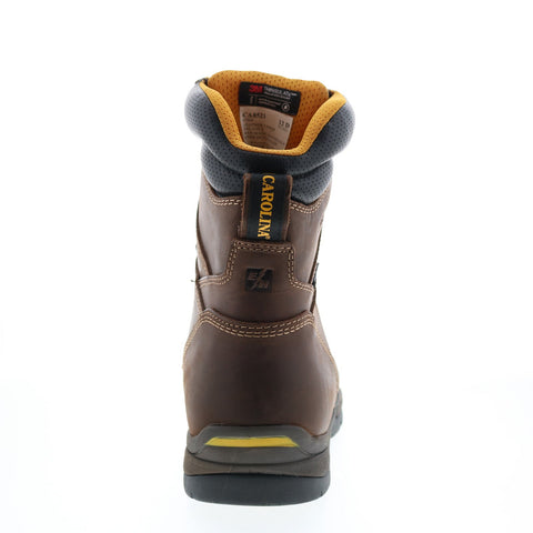Carolina Bruno Hi 8" Composite Toe Insulated WP Mens Brown Extra Wide Boots